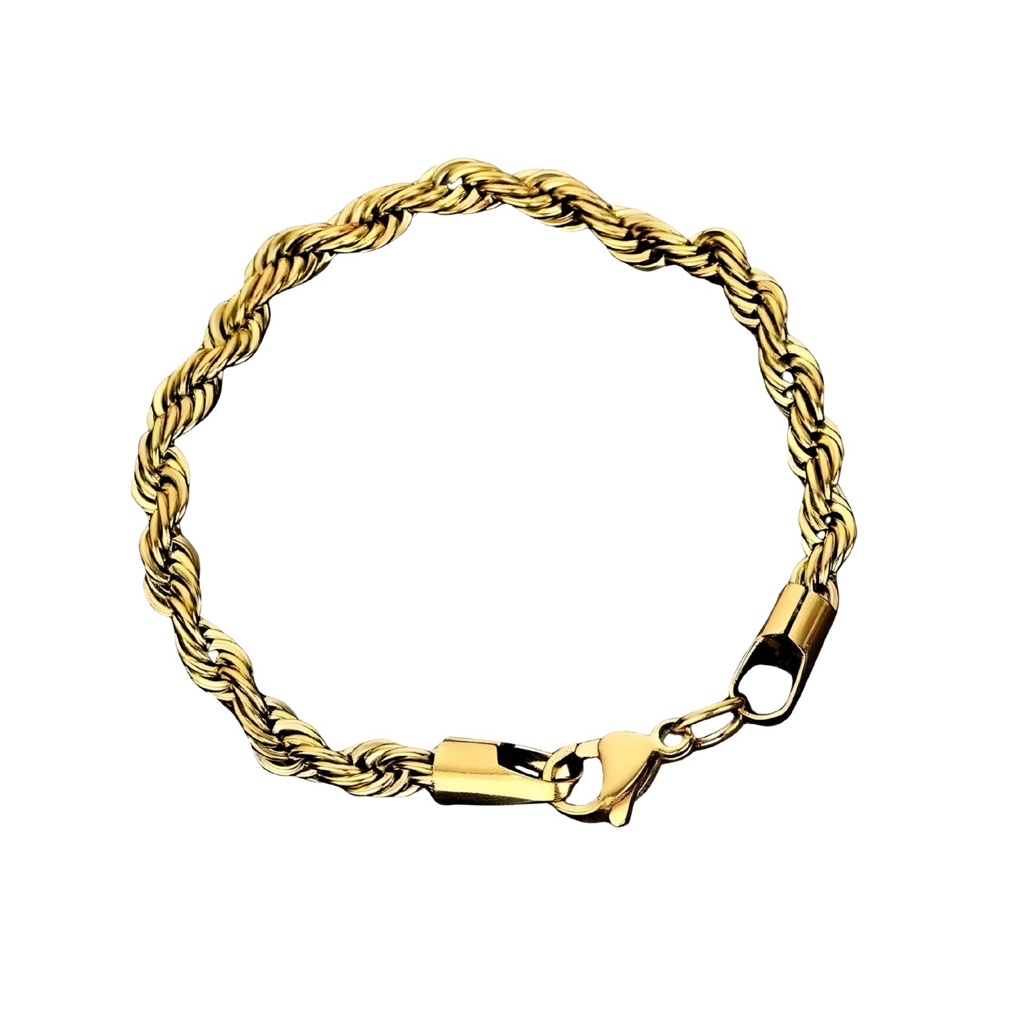 PULSERA ROPE 4MM GOLD