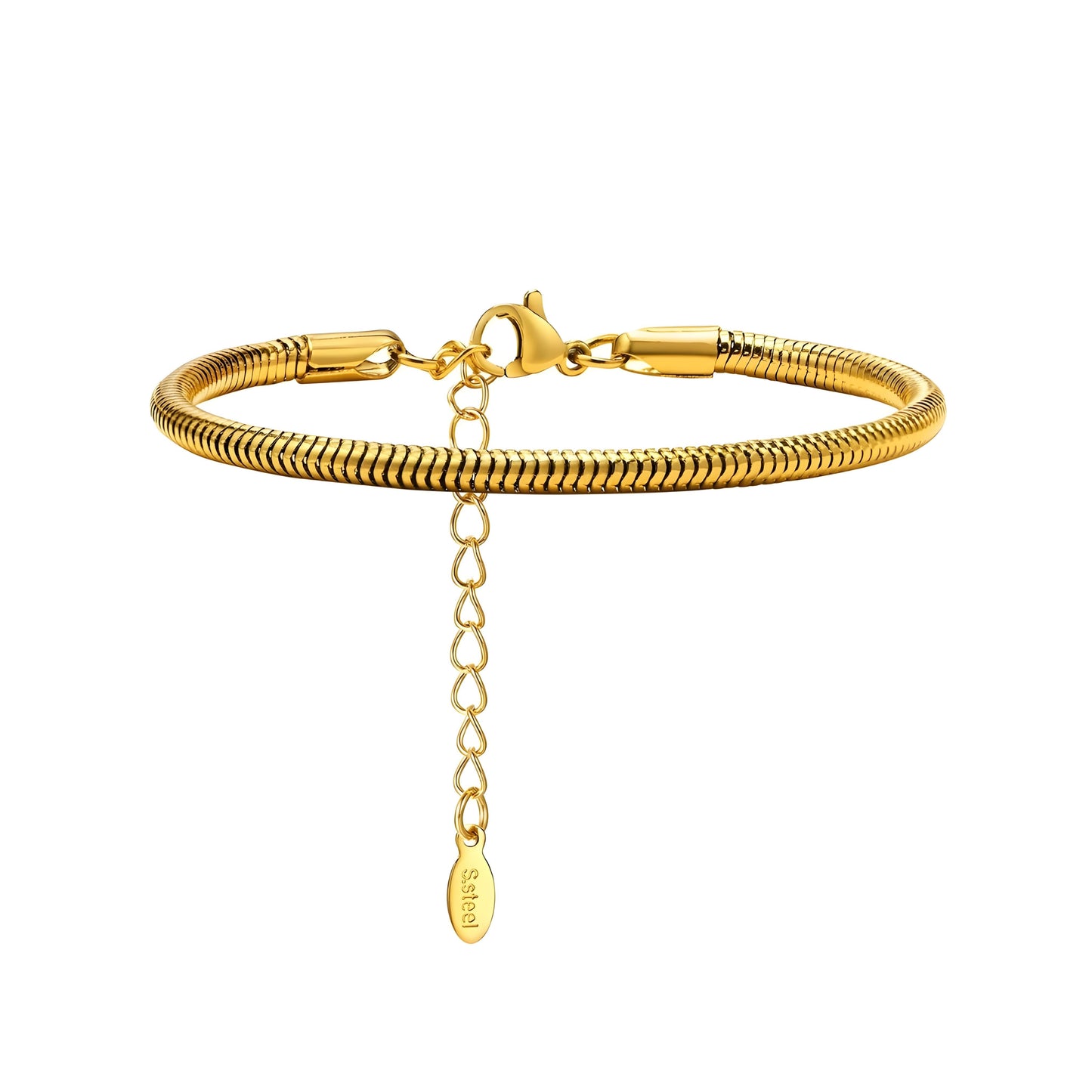 PULSERA SNAKE 4MM GOLD
