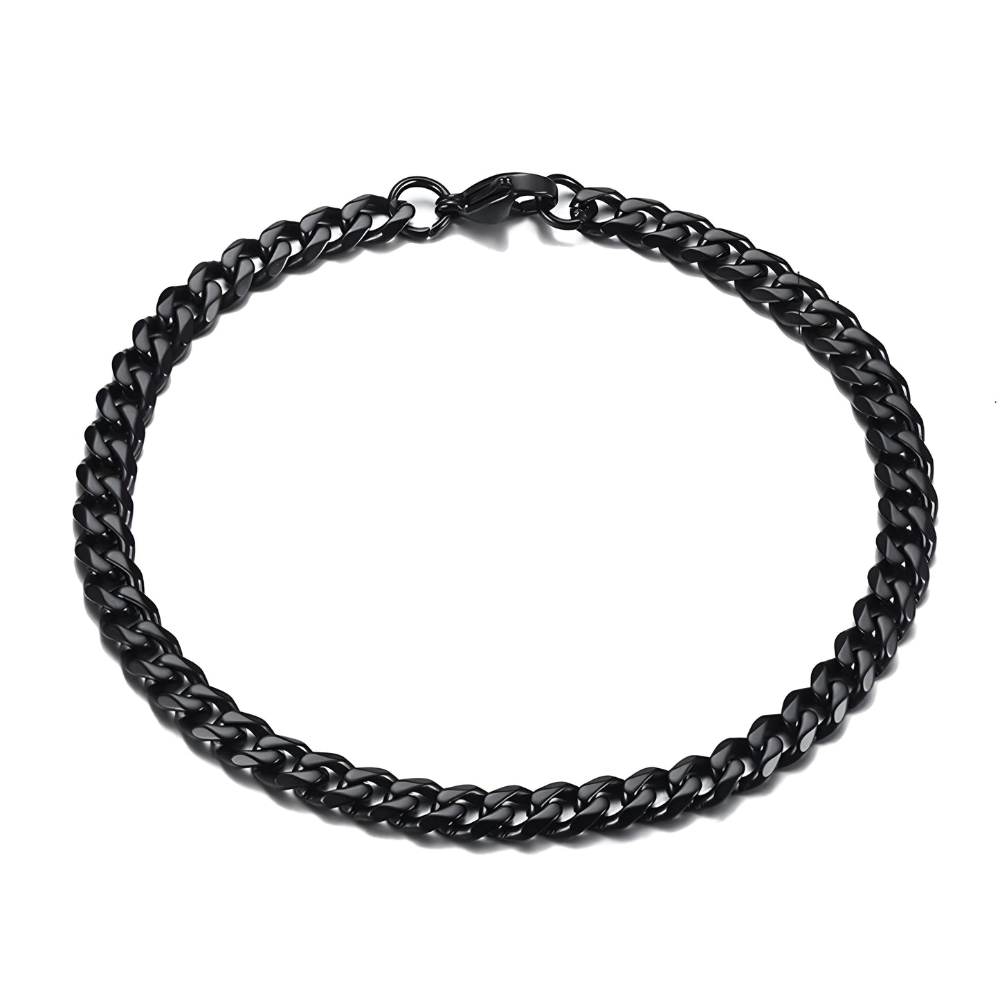 PULSERA CUBANA 7MM BLACK