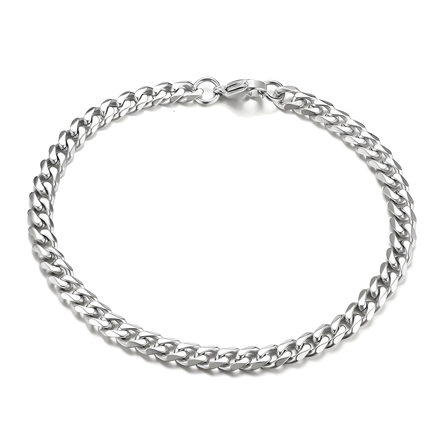 PULSERA CUBANA 7MM SILVER