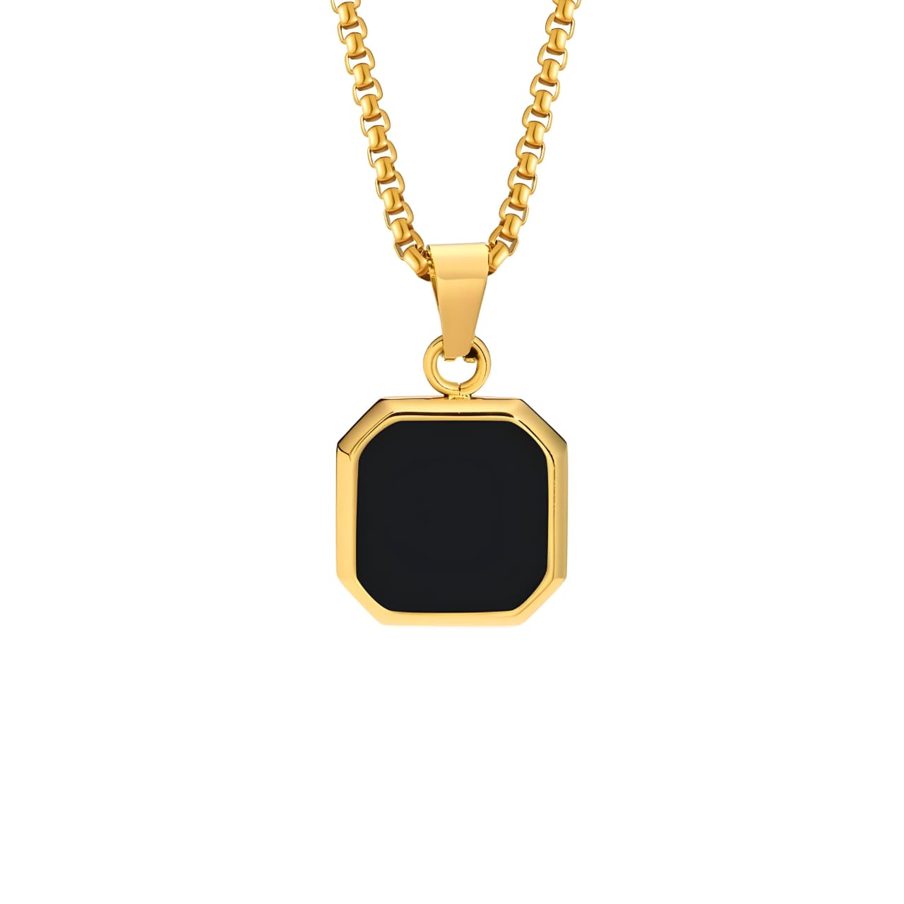 COLLAR ONIX GOLD