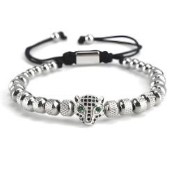 PULSERA PANTERA SILVER (OLD...