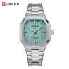 RELOJ CURREN CLASSIC ACERO INOX GREEN