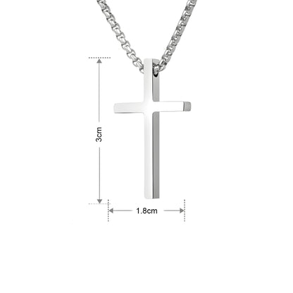 COLLAR CRUZ SILVER