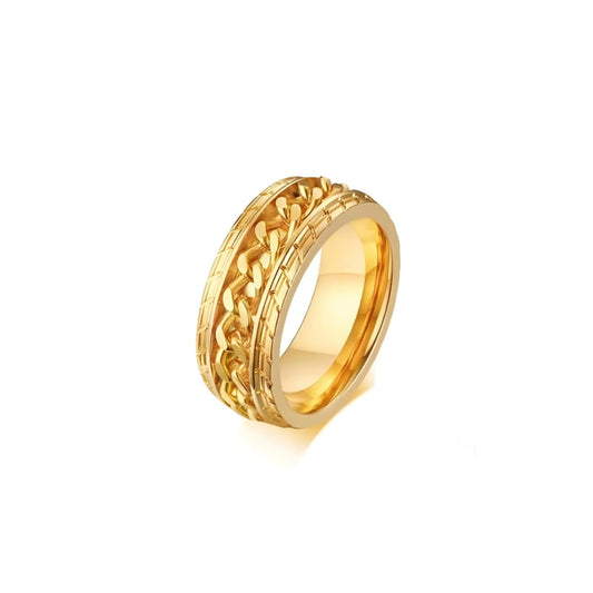 ANILLO GIRATORIO CADENA GOLD