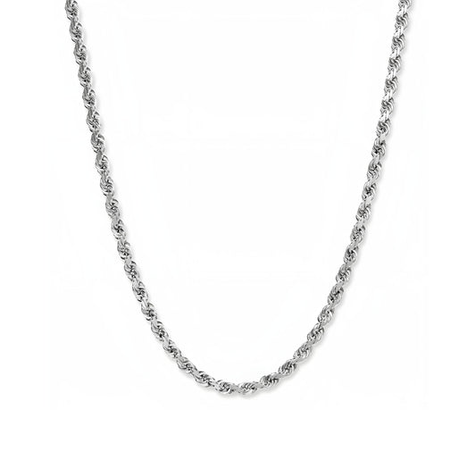 COLLAR ROPE 4MM SILVER