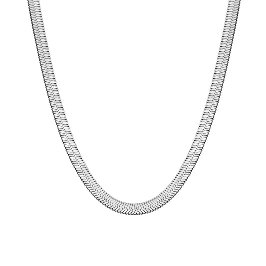 COLLAR SNAKE 4MM SILVER