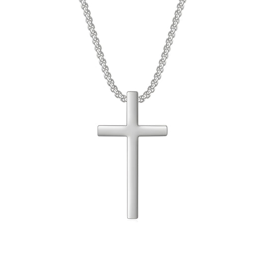 COLLAR CRUZ SILVER