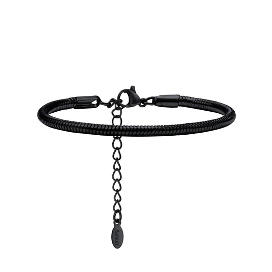 PULSERA SNAKE 4MM BLACK