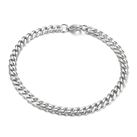 PULSERA CUBANA 7MM SILVER