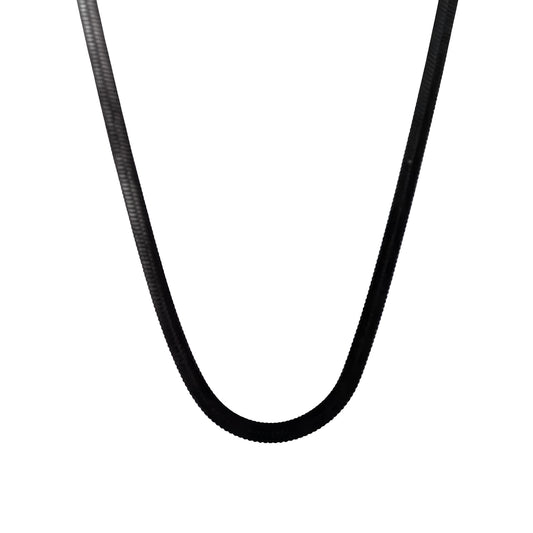 COLLAR SNAKE 4MM BLACK