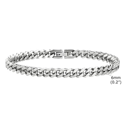 PULSERA CUBANA PREMIUM 6MM