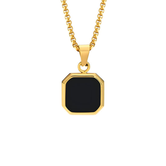 COLLAR ONIX GOLD